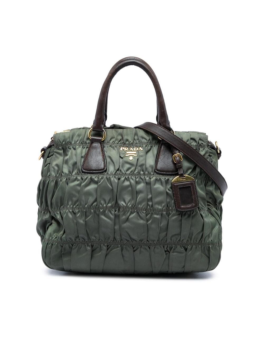 Prada Tessuto Gaufre Satchel Pre-Loved #368483P61B